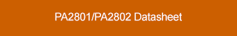 PA2801 PA2802 Datasheet Download